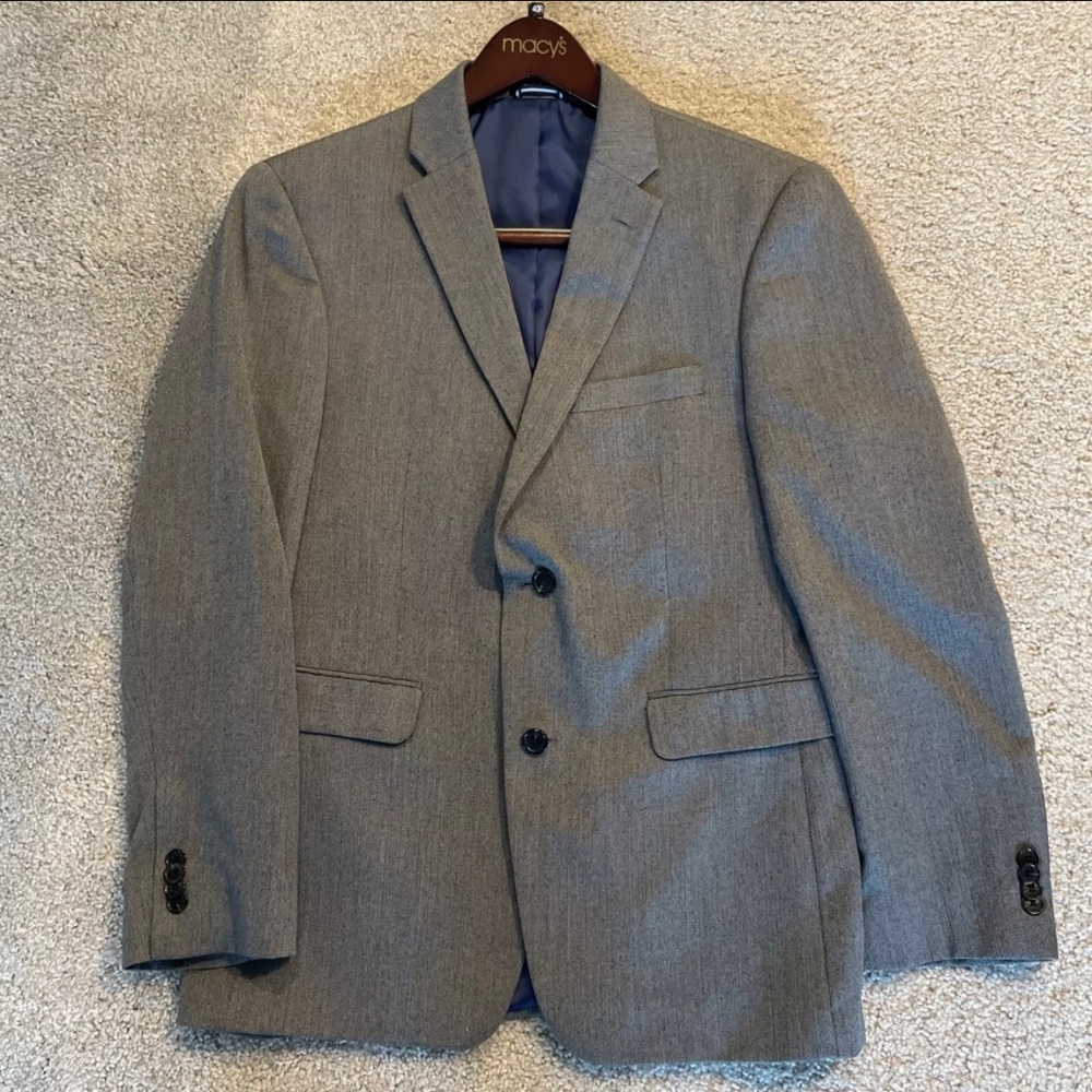 Tommy Hilfiger Men’s Gray Sport Coat 40R